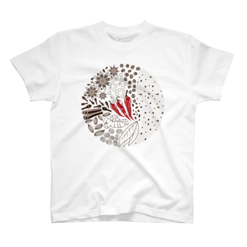 カレー　スパイスカレー　カレーライス　香辛料　ガラムマサラ　スパイス　CARRY　spice　　かわいい　おしゃれ　かっこいい　すっきり Regular Fit T-Shirt
