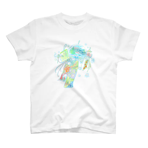 クラゲの風鈴たち ♪( ´ε ｀๑)ノ Regular Fit T-Shirt