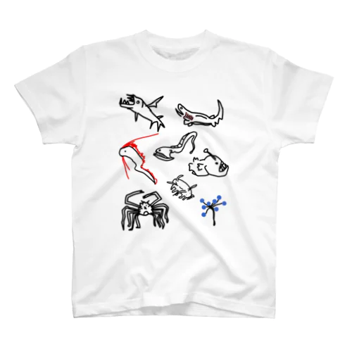 深海生物たち Regular Fit T-Shirt