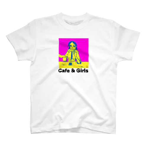 Cafe and Girls (1) Regular Fit T-Shirt