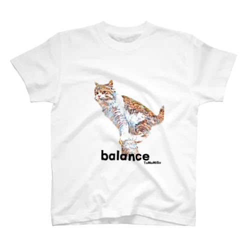 balance -猫 Regular Fit T-Shirt