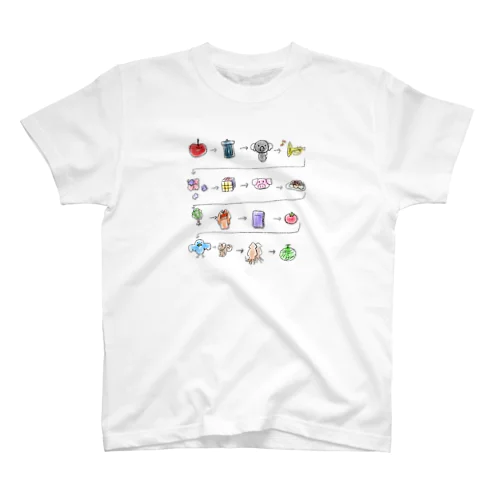 絵しりとり(改) Regular Fit T-Shirt