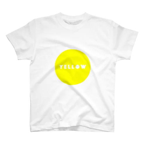 CIRCLE YELLOW. Regular Fit T-Shirt