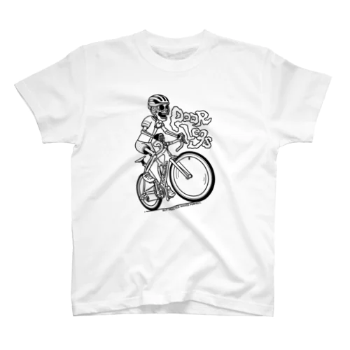 Poor legs 貧脚 ロードバイク Regular Fit T-Shirt