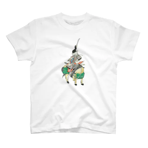 戦国猫武将シリーズ　巴御前 Regular Fit T-Shirt