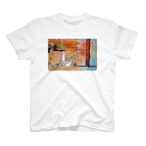 some people feel the rain, others just get wet. Regular Fit T-Shirt