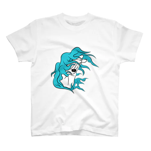 炎に抱かれるお手手 Regular Fit T-Shirt