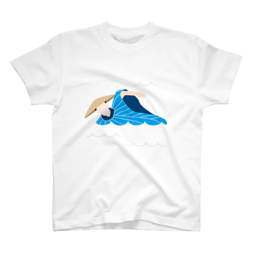 Swiming近江商人 Regular Fit T-Shirt