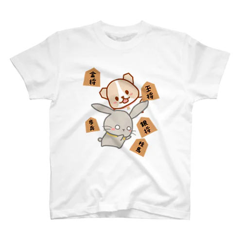 こまわん＆こまうさモチーフ Regular Fit T-Shirt
