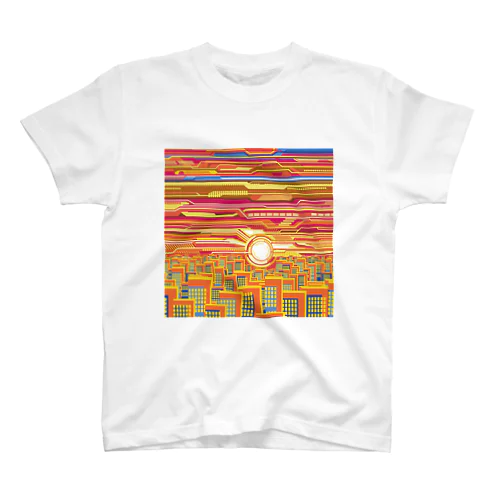 暗号化された夕日 Regular Fit T-Shirt