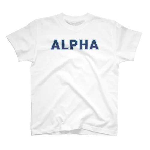 ALPHA アルファ ロゴ Tシャツ Regular Fit T-Shirt