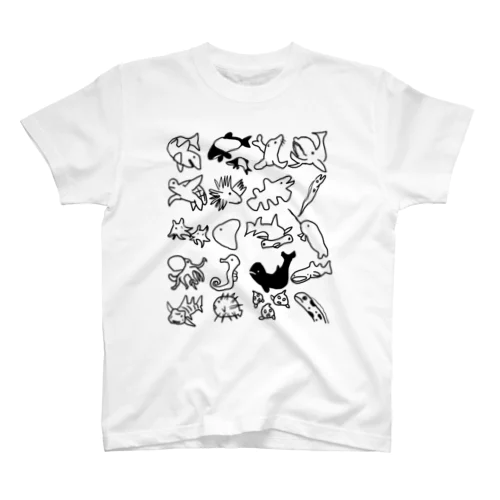 うみのいきもの そのいち Regular Fit T-Shirt
