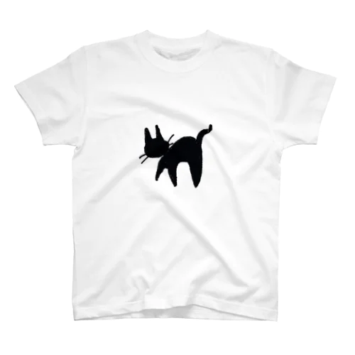 忍び猫　BLK Regular Fit T-Shirt