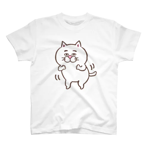 踊るにゃんこ Regular Fit T-Shirt