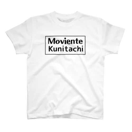 フロントMoviente　白 Regular Fit T-Shirt