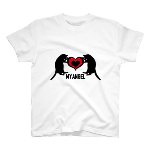 My Angel　クールレッド Regular Fit T-Shirt