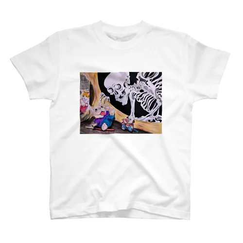 ドクロとフレブル Regular Fit T-Shirt