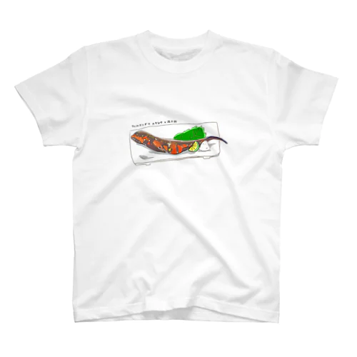 フェルナンデススキンク×焼き鮭 Regular Fit T-Shirt