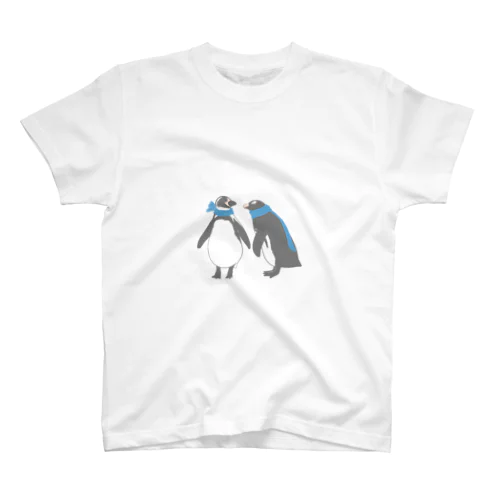 ペアペンギン(cyan) Regular Fit T-Shirt