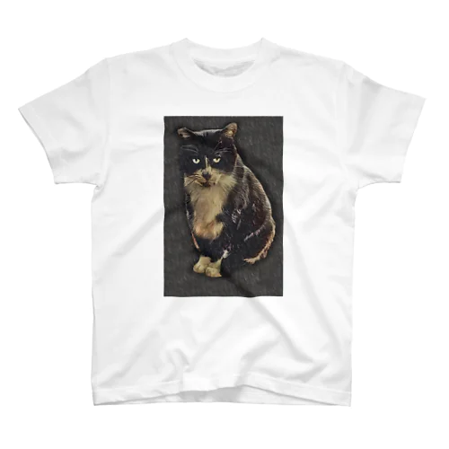 ダ・ヴィンチ･クロちゃん【黒】 Regular Fit T-Shirt