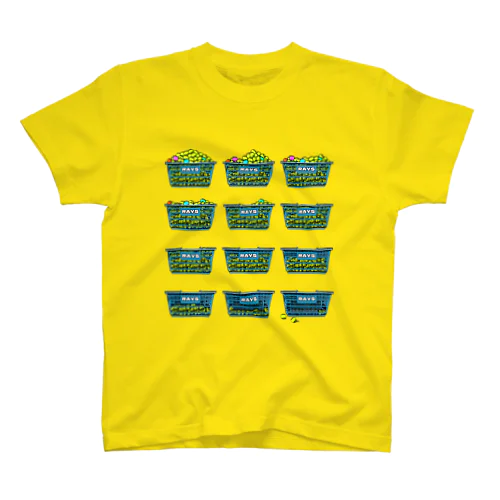 私立庭球学園のBall basket.(feat Rays Tennis) Regular Fit T-Shirt