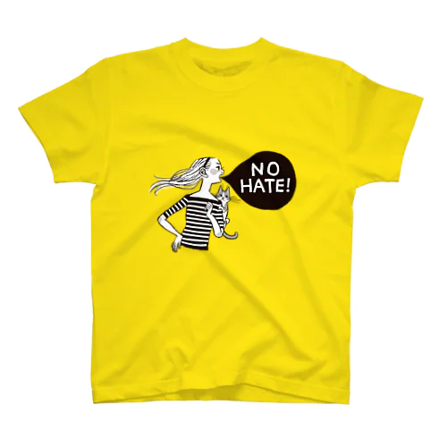 NO HATE GIRL&CAT Regular Fit T-Shirt