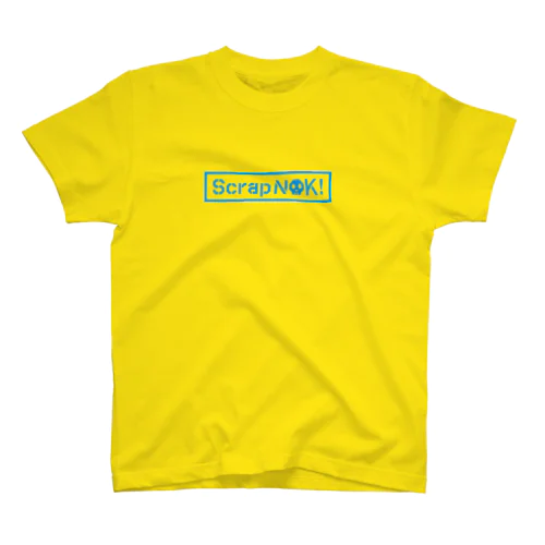 Scrap N○K （ロゴ水色） Regular Fit T-Shirt