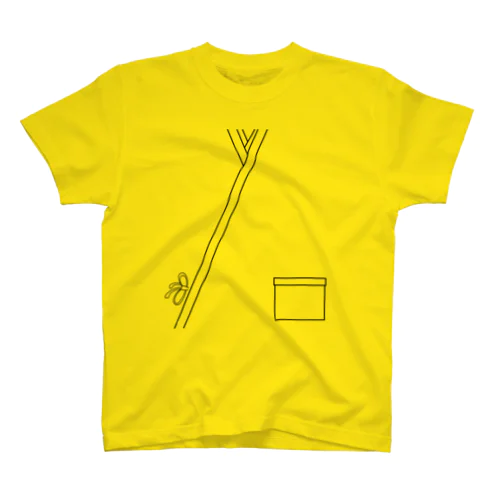BOMBUさんの作務衣半襟・紐つき（黒線） Regular Fit T-Shirt