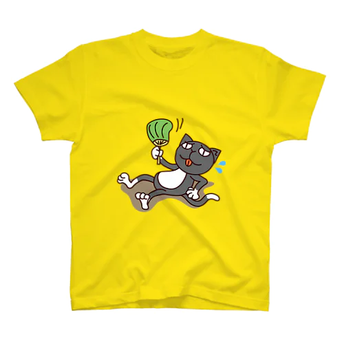 くつ下ねこさん（猛暑） Regular Fit T-Shirt