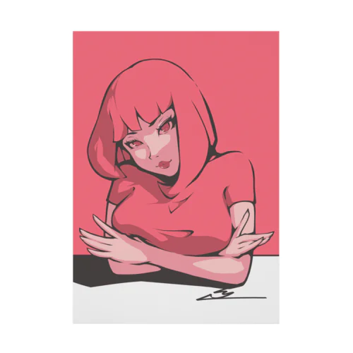 ハナシッテガール No.001 Stickable Poster