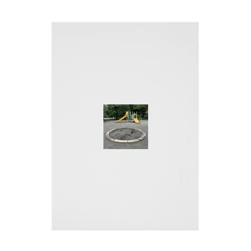 神隠し（公園） Stickable Poster