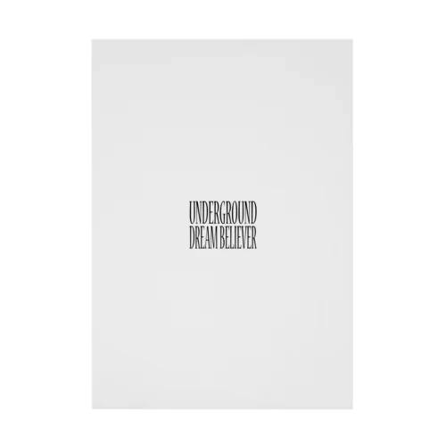 UNDERGROUD DREAM BELIEVER Stickable Poster