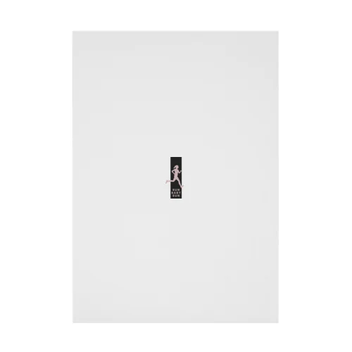 Run Run Run!! Stickable Poster