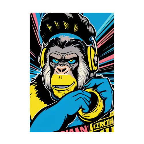 エレクトリックゴリラ Stickable Poster