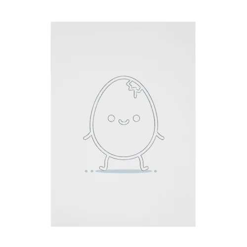 わけあり白たまご Stickable Poster