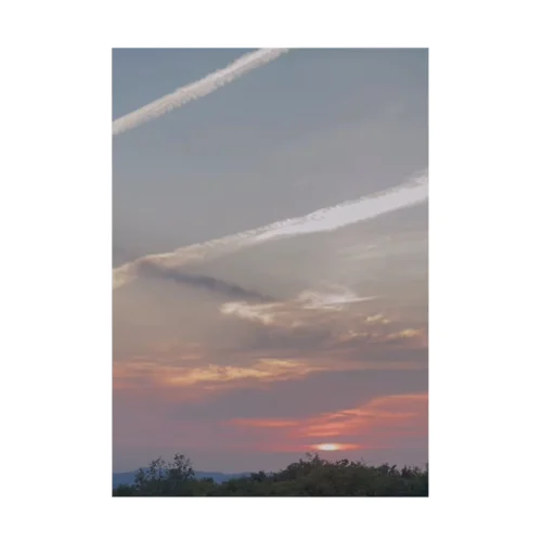 6月のある日の瀬戸内海の空 Stickable Poster