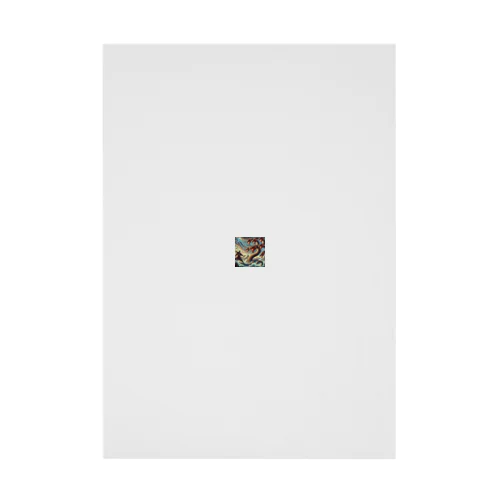 蛇と素盞嗚尊 Stickable Poster