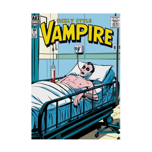 SICKLY STYLE VAMPIRE Stickable Poster