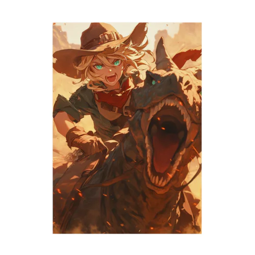 Dragon Rider Stickable Poster