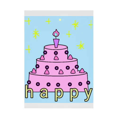 ハッピーケーキ Stickable Poster