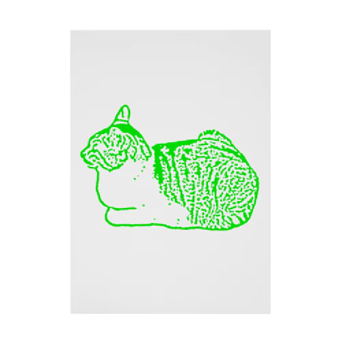 猫のさん君 Stickable Poster
