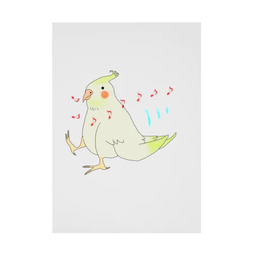 オカメちゃん Stickable Poster