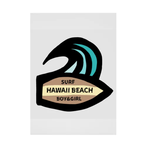 サーフ Stickable Poster
