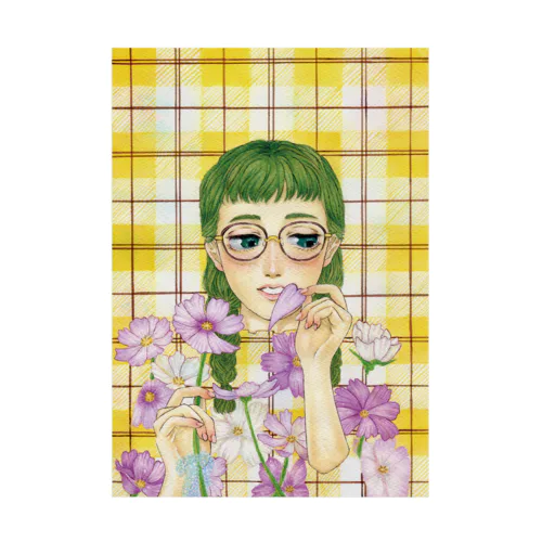 乙女心と秋の花 Stickable Poster