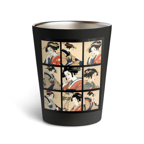 浮世絵GIRLちゃんちゃん🌺Ukiyo-e GIRL GIRL💐 Thermo Tumbler