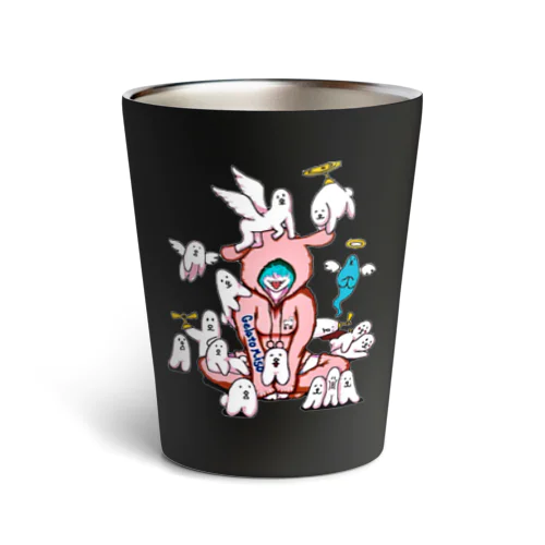 プードルと少女 Thermo Tumbler