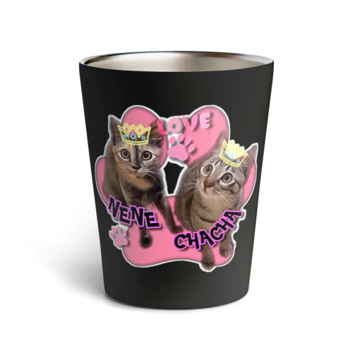 ねね&ちゃちゃサーモタンブラー Thermo Tumbler