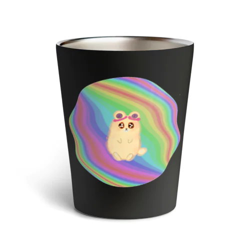 Danguma Rollie サーモタンブラー ふにゃふにゃまるのかたち 文字なしver. Thermo Tumbler