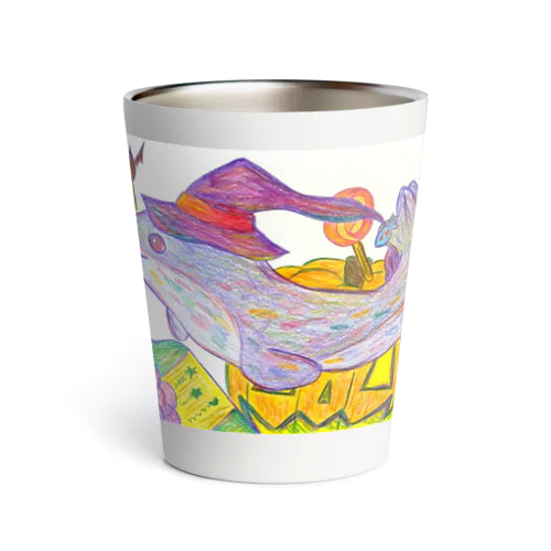 魔法使いヒョウアザラシ Thermo Tumbler