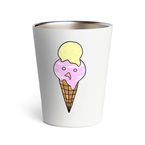 溶けかけアイスのコーンタンブラー Thermo Tumbler